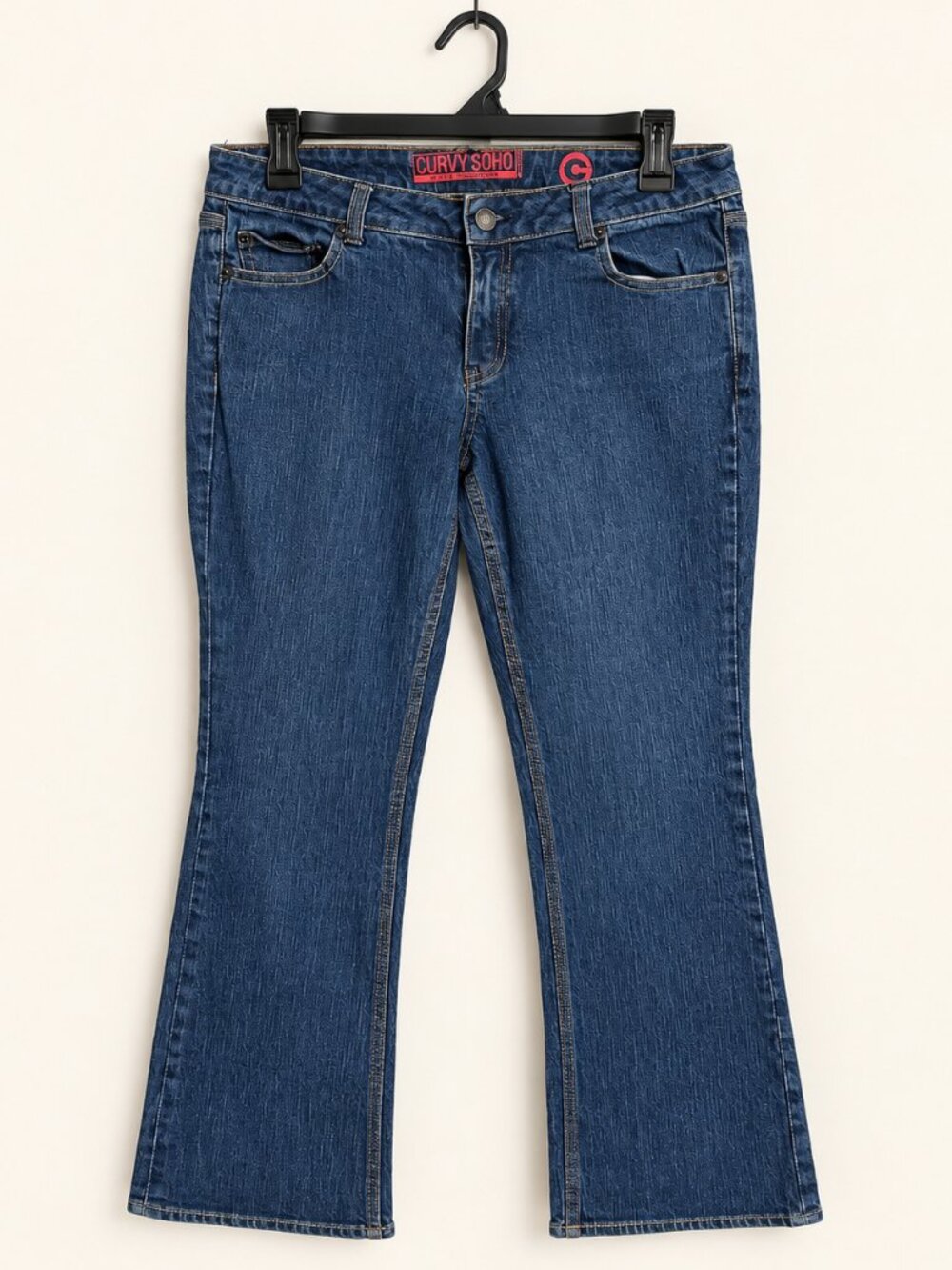 New York & Company Curvy Soho Bootcut Stretch Jeans 10 Petite